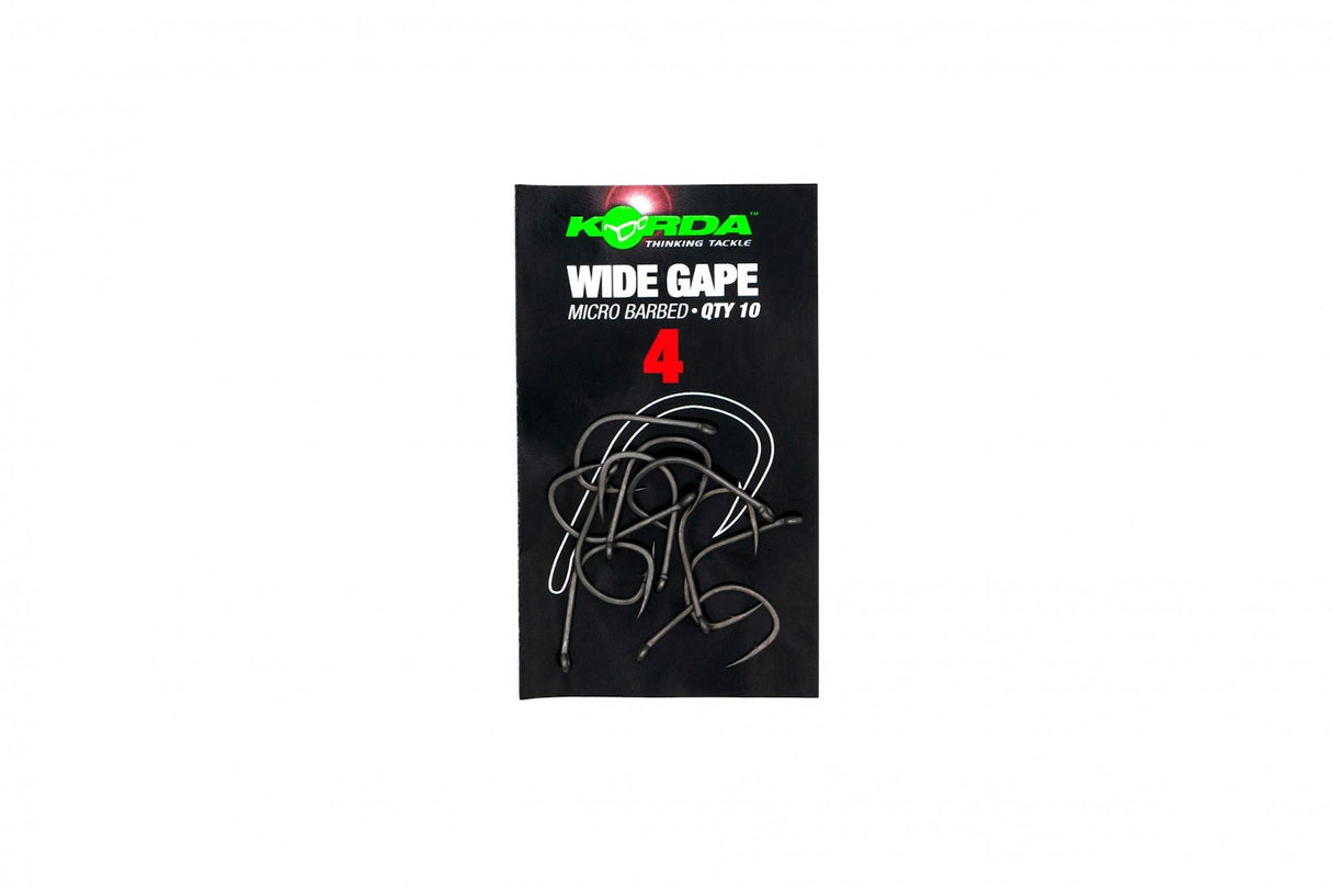 Korda Wide Gape Barbed Carp Hooks