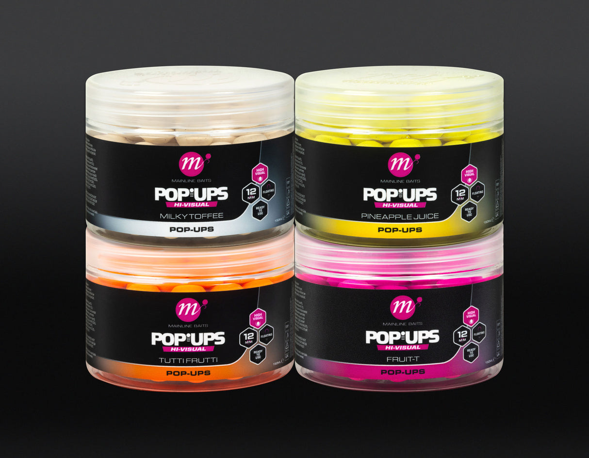 Mainline Baits Hi-Visual Mini Pop-Ups 12mm Fruit-T