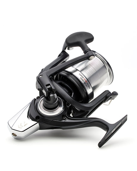 Daiwa 23 Super Spod 45 SCW reel, spool marked SUPER SPOD 45 SCW 5000C QD OT
