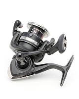 Daiwa 25 RZ reel, underside view showing the reel foot and handle knob