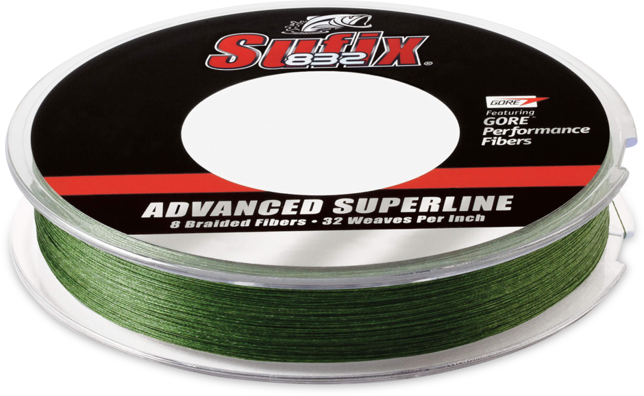 Sufix 832 Advanced Superline Braid 250m Lo-Vis Green