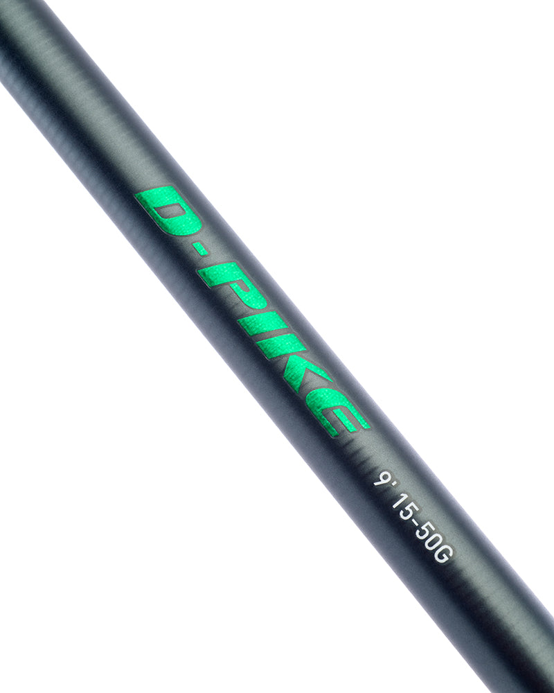 Daiwa D Pike Lure 9ft rod, blank marked D-PIKE 9ft 15-50g