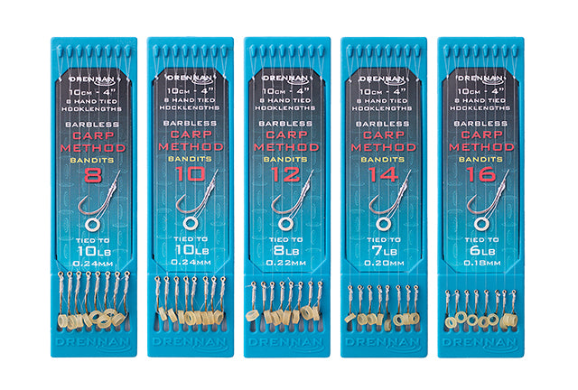 Drennan 4" Carp Method Bandits Hair Rigs