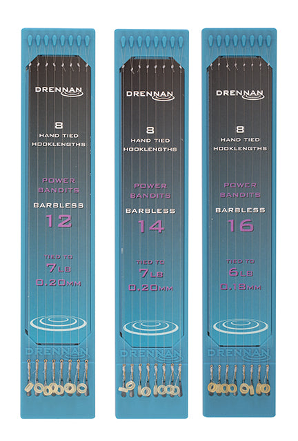 Drennan Power Bandits Barbless 6" Hook Plates
