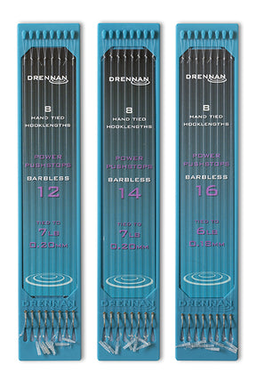 Drennan Power Pushstops Barbless 6" Hook Plates