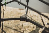 Close-up of the machined anodised aluminium block on the Solar A1 Aluminium Ground Pod main bar