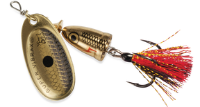 Blue Fox Vibrax Foxtail Spinner - Golden Shiner