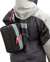 Rapala CountDown Sling Bag Pro worn across the back, sitting flat against the body on its sling strap