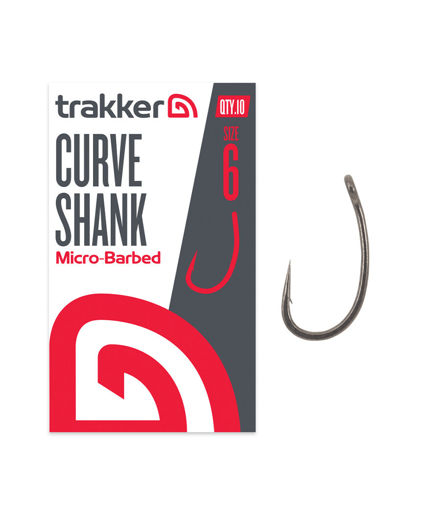 Trakker Curve Shank Hooks Micro Barbed