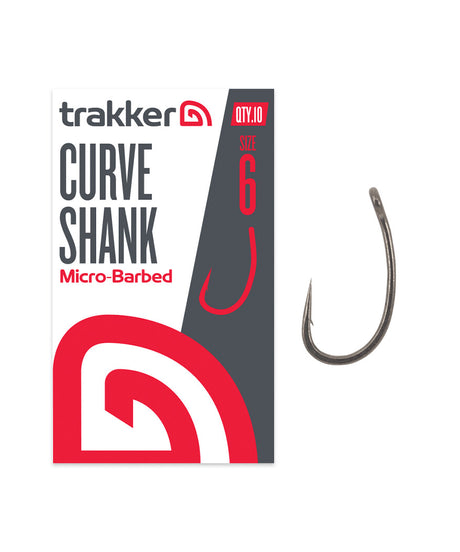 Trakker Curve Shank Hooks Micro Barbed