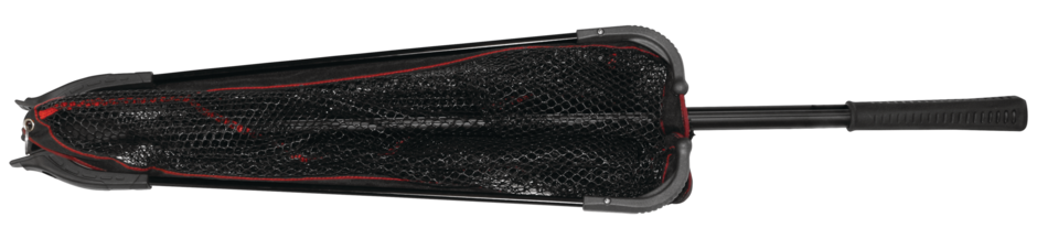 Rapala Folding Net collapsed flat for transport, the two arms folded in against the handle