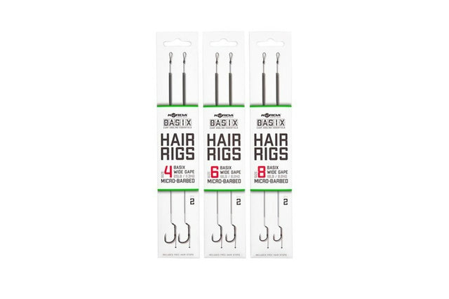 Korda Basix Hair Rigs Wide Gape