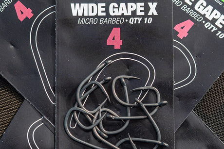 Korda Wide Gape X Barbed Carp Hooks