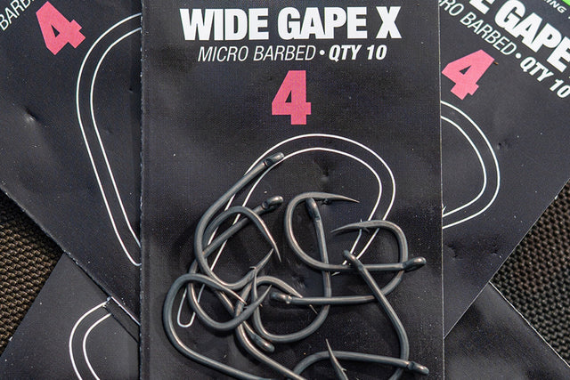Korda Wide Gape X Barbed Carp Hooks