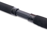 Drennan Red Range rod detail: screw reel seat moulded RED RANGE, set between two black EVA grips