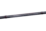 Specification printed on the Drennan Red Range Medium Feeder 11ft blank: 11ft (3.35m), reel lines 4lb to 8lb, 1.5oz and 2.5oz glass feeder tips, feeders up to 50g