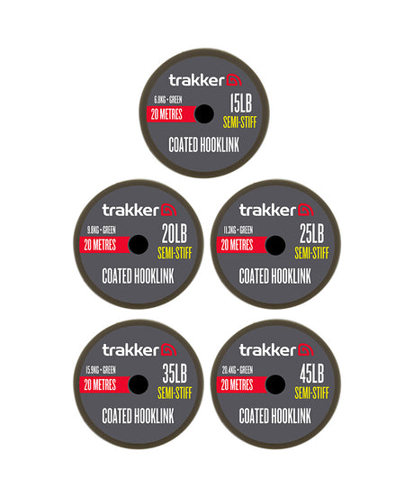 Trakker Semi Stiff Coated Hooklink 25lb