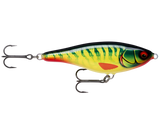 Hot Pike (HTPK): green pike vermiculation over a chartreuse flank, with a red belly and red pectoral fin